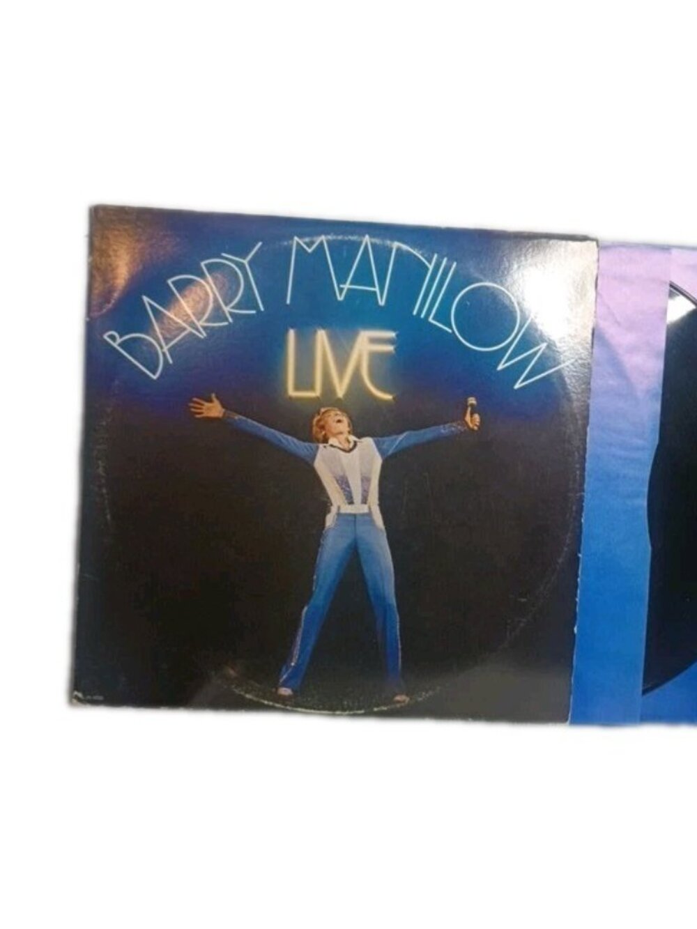 Barry Manilow Live 2LP Vinyl Arista AL 8500 1977 Gatefold Tested VG+ Vintage
